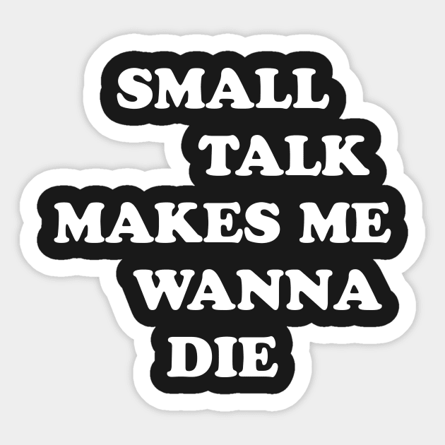 SMALL TALK Sticker by TheCosmicTradingPost